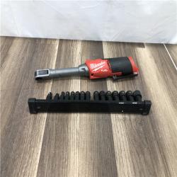 AS-IS Milwaukee FUEL INSIDER 12V Lithium-Ion Brushless Cordless 1/4 in. - 3/8 in. Extended Reach Box Ratchet (Tool-Only)