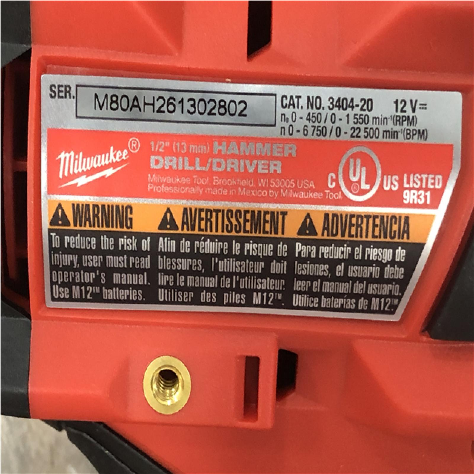 AS-IS Milwaukee FUEL 12-Volt Lithium-Ion Brushless Cordless Hammer Drill and Impact Driver Combo Kit