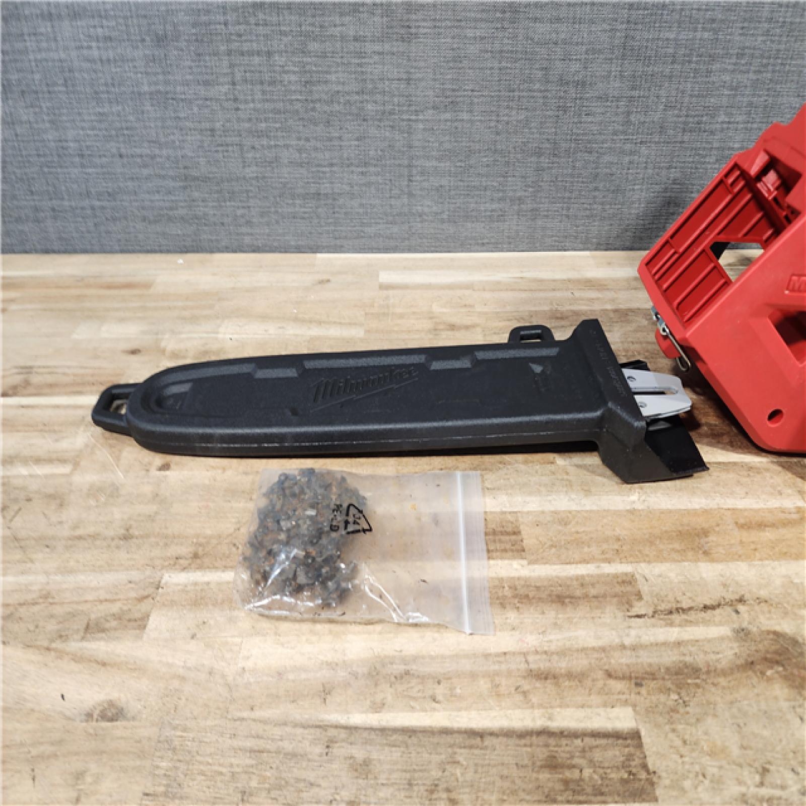 HOUSTON LOCATION - AS - IS Milwaukee FUEL 14 in. 18V Lithium-Ion Brushless Cordless Battery Top Handle Chainsaw (Tool Only)