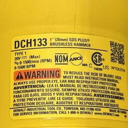 AS-IS DEWALT 20V MAX Cordless Brushless 1 in. SDS Plus D-Handle Concrete and Masonry Rotary Hammer (Tool Only)