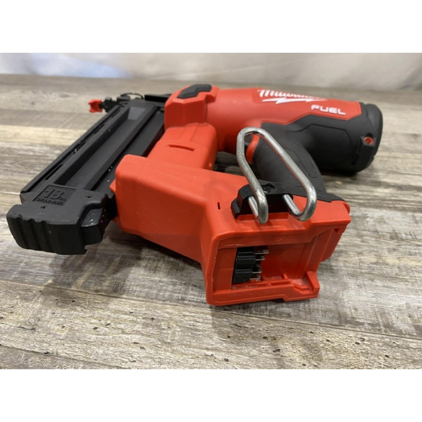 AS-IS Milwaukee FUEL 18-Volt Lithium-Ion Brushless Cordless Gen II 18-Gauge Brad Nailer (Tool-Only)