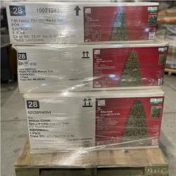 DALLAS LOCATION- AS-IS Home Accents Holiday Mixed Christmas Tree PALLET (6 UNITS)