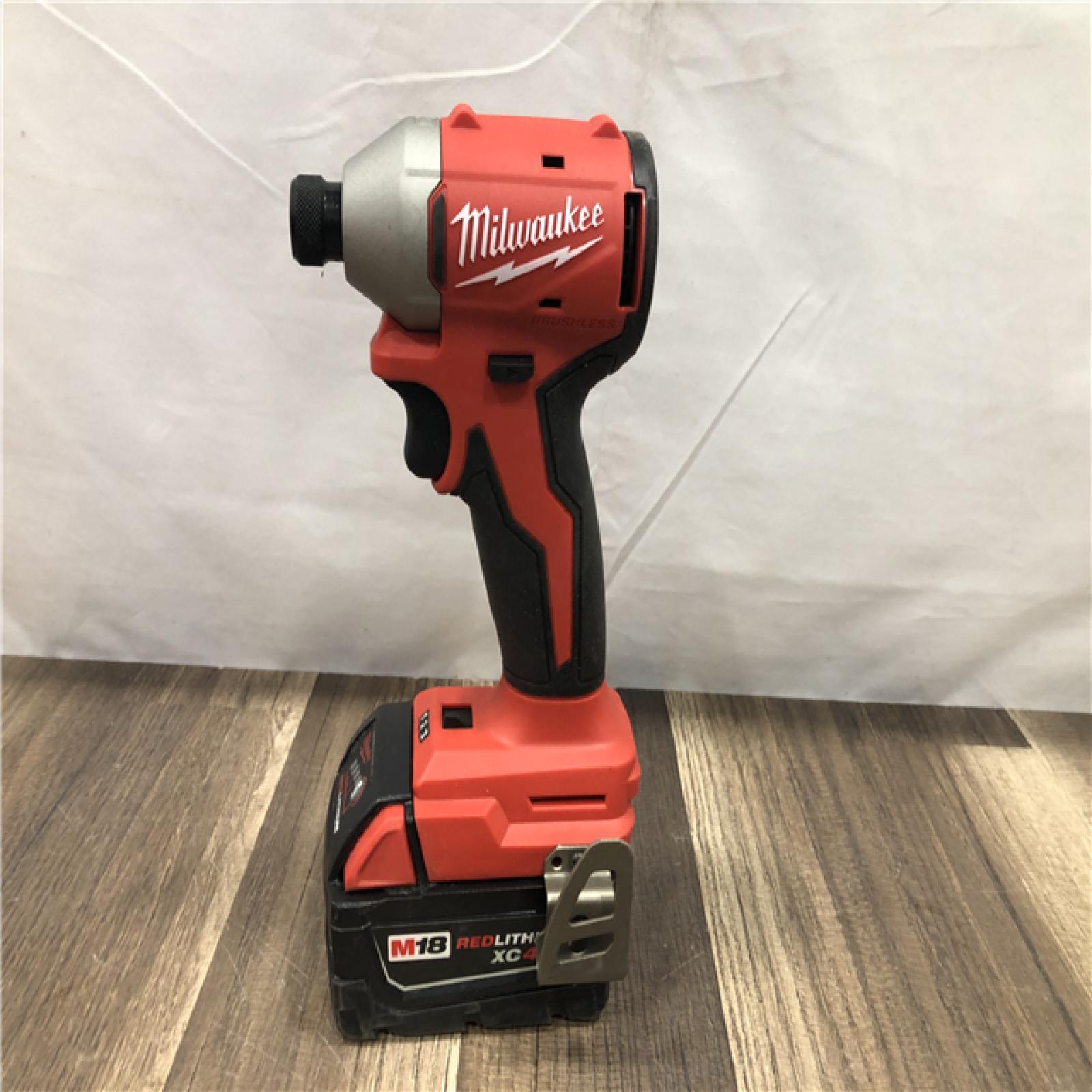 AS-IS Milwaukee M18 18-Volt Lithium-Ion Brushless Cordless Combo Kit