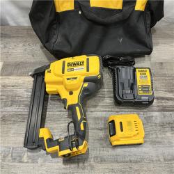 AS-IS DEWALT 20V MAX XR Lithium-Ion Cordless 18-Gauge Narrow Crown Stapler Kit