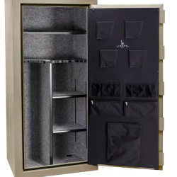 DALLAS LOCATION- LIBERTY SAFE 24-Gun 40-min Fire Rated Electronic Lock Gun Safe Desert Sand