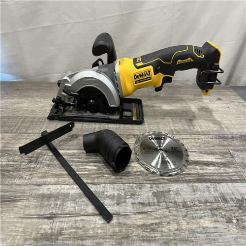 AS-IS DEWALT ATOMIC 20V MAX Cordless Brushless 4-1/2 in. Circular Saw (Tool Only)