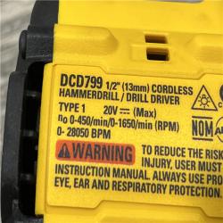 AS-IS DEWALT ATOMIC 20-Volt MAX Brushless Cordless 1/2 in. Hammer Drill (Tool-Only)