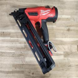 HOUSTON LOCATION - AS-IS Milwaukee 2839-20 M18 FUEL 15 Ga. 18 Volt Brushless Angled Finish Nailer (TOOL ONLY)