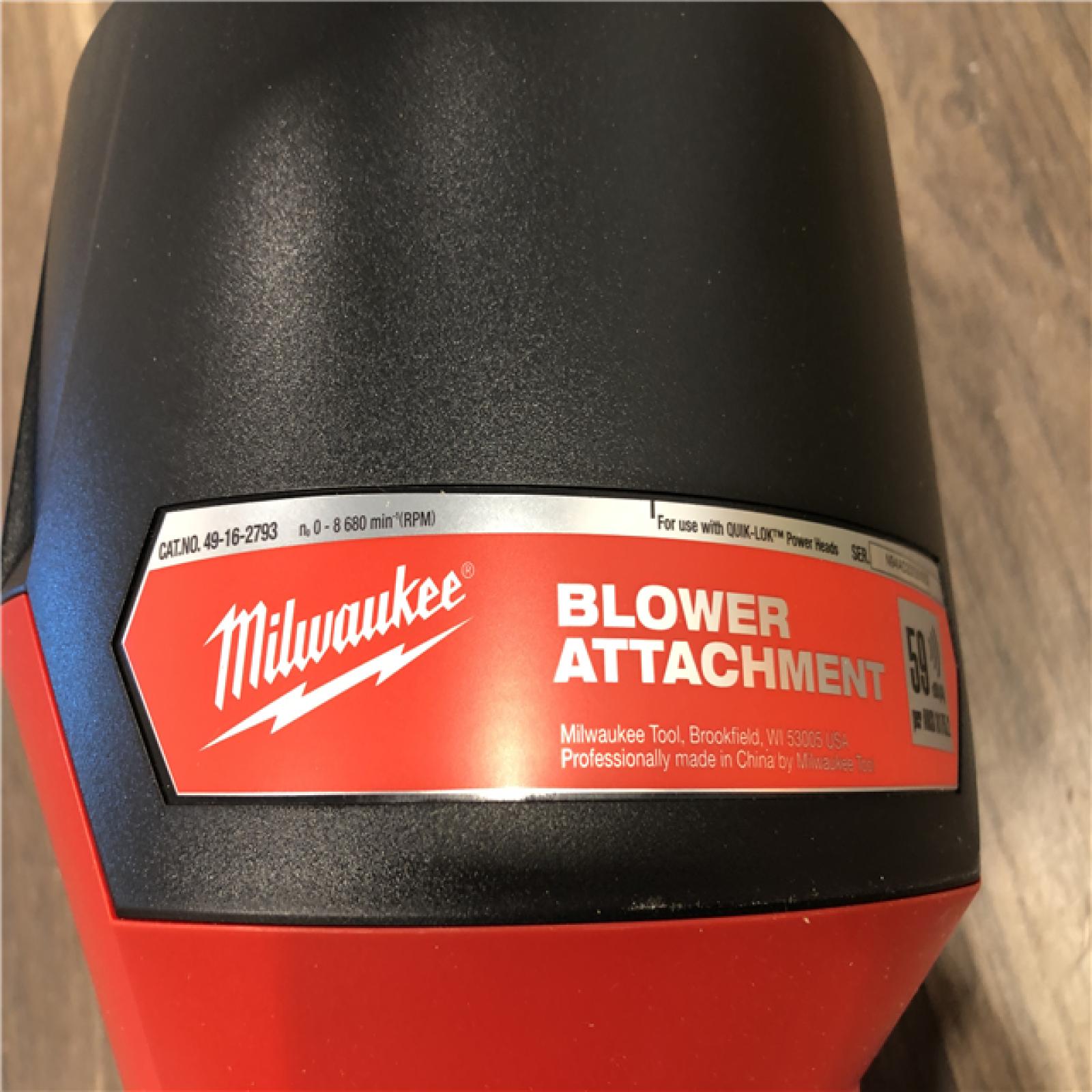 AS-IS Milwaukee M18 FUEL QUIK-LOK Blower Attachment (Tool-Only)