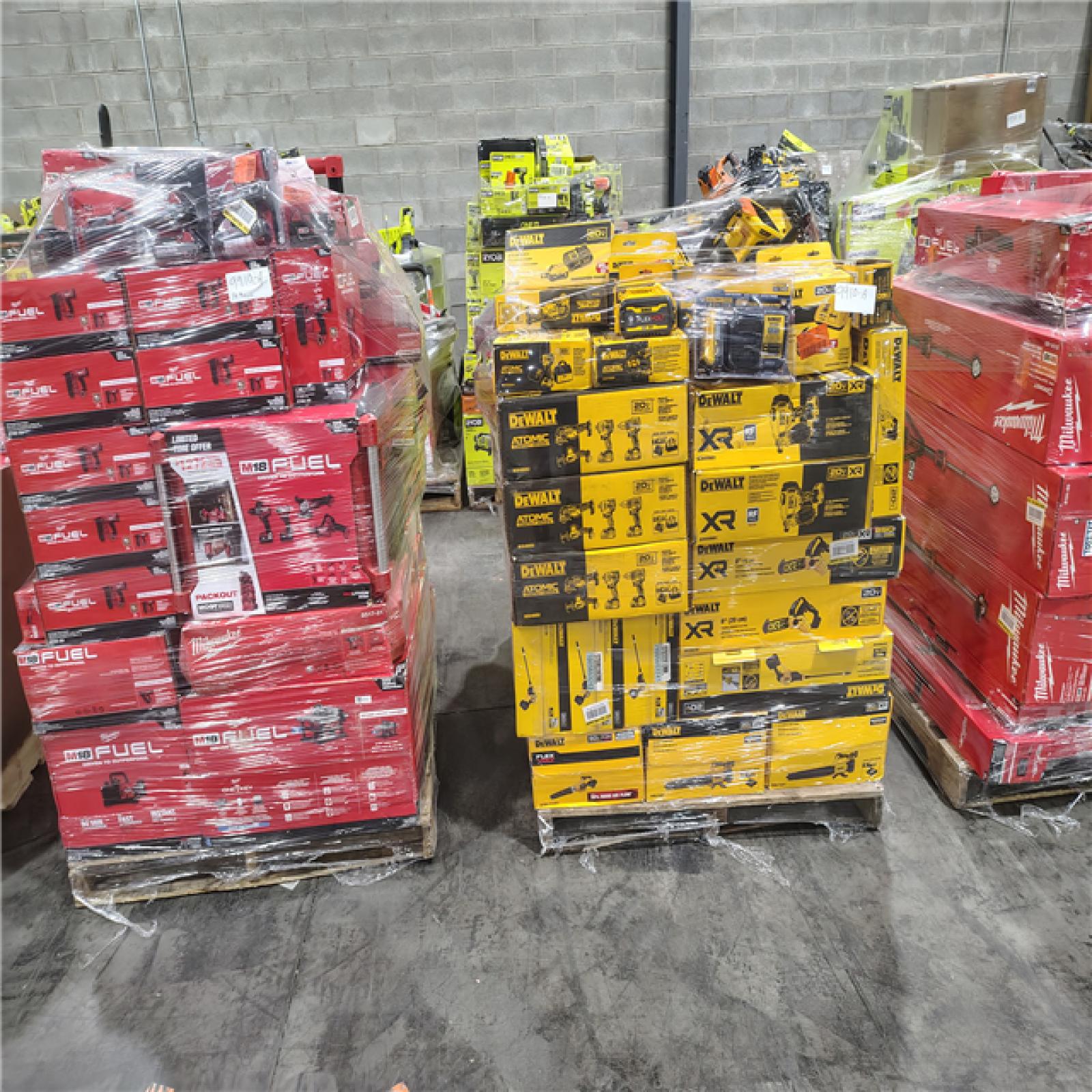 Pittston Location As-Is Power Tools Partial Truckload (14 Pallets) 9910-A1