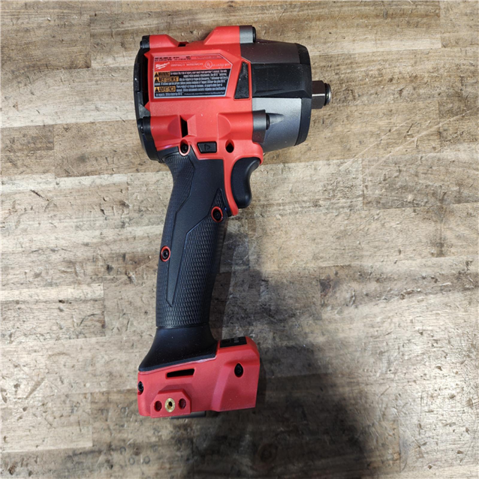 HOUSTON LOCATION - AS-IS Milwaukee FUEL18V Lithium-Ion Brushless Cordless Mid Torque 1/2 in. Impact Wrench w/Friction Ring (Tool-Only