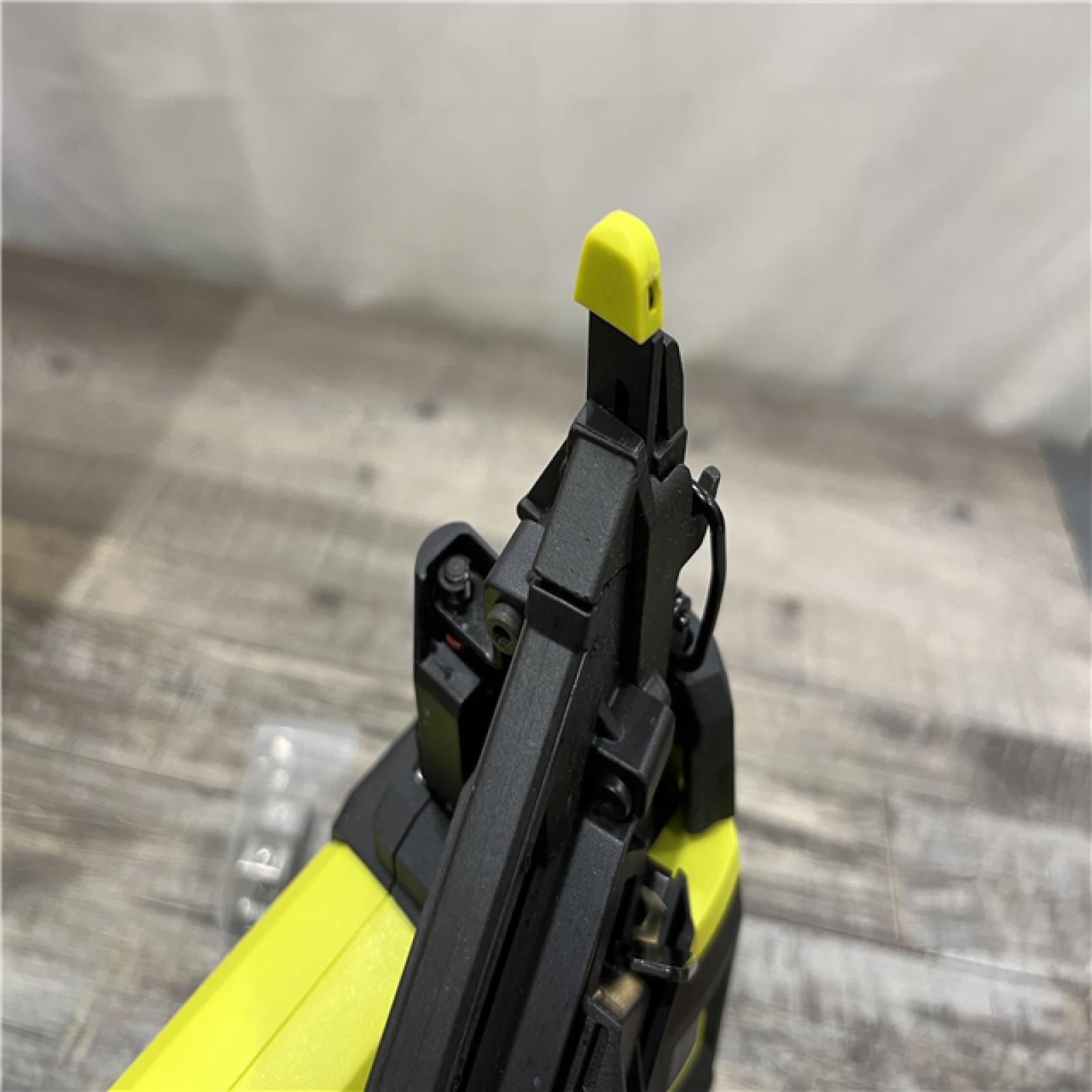 AS-IS RYOBI ONE+ HP 18V Brushless Cordless 15-Gauge 34° Angled Finish Nailer (Tool Only)