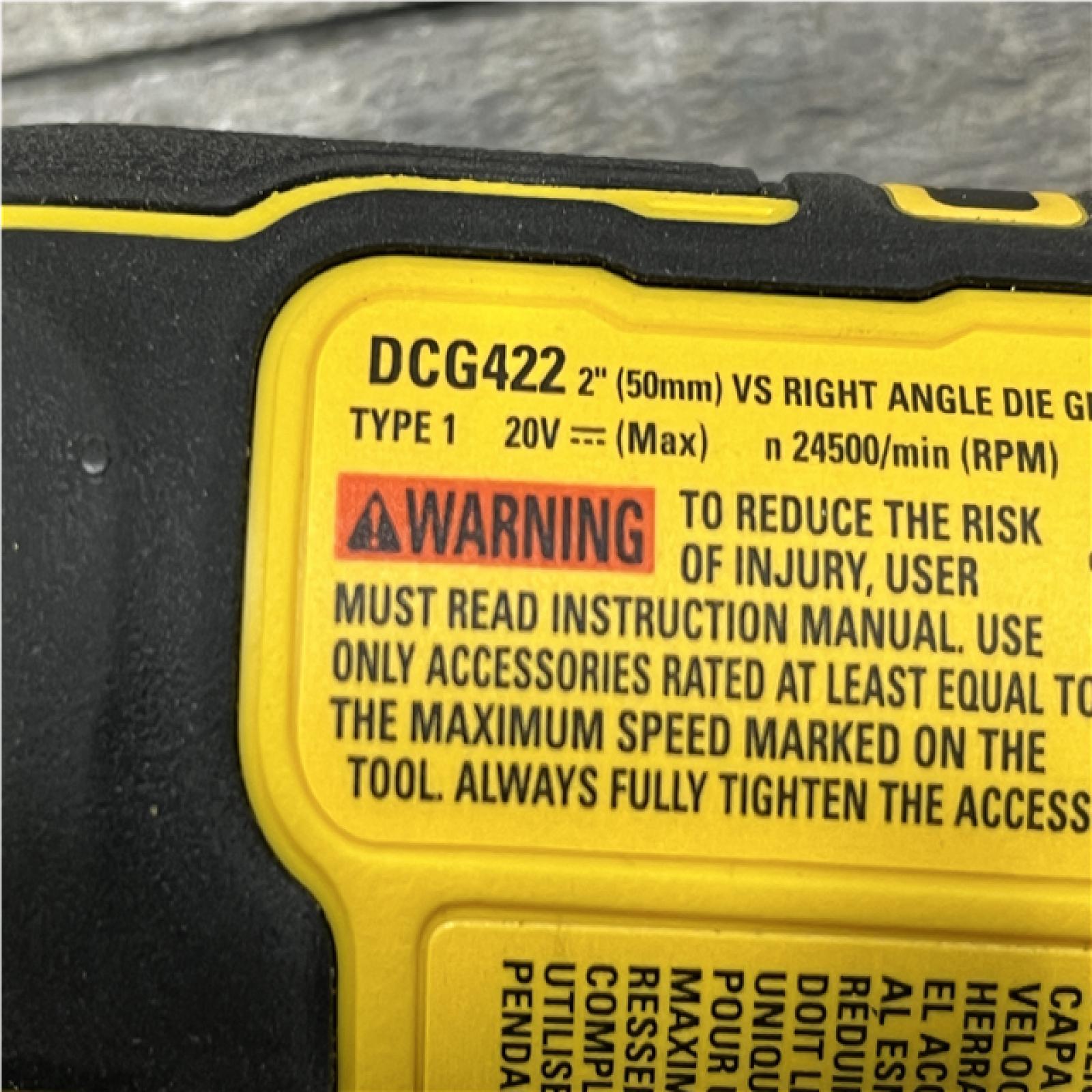 AS-IS DEWALT Atomic 20V MAX Cordless Right Angle Die Grinder (Tool Only)
