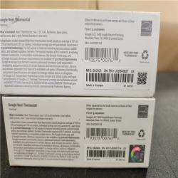 Phoenix AS-IS Google Nest Thermostat - Smart Programmable Wi-Fi Thermostat - (2-Pack)