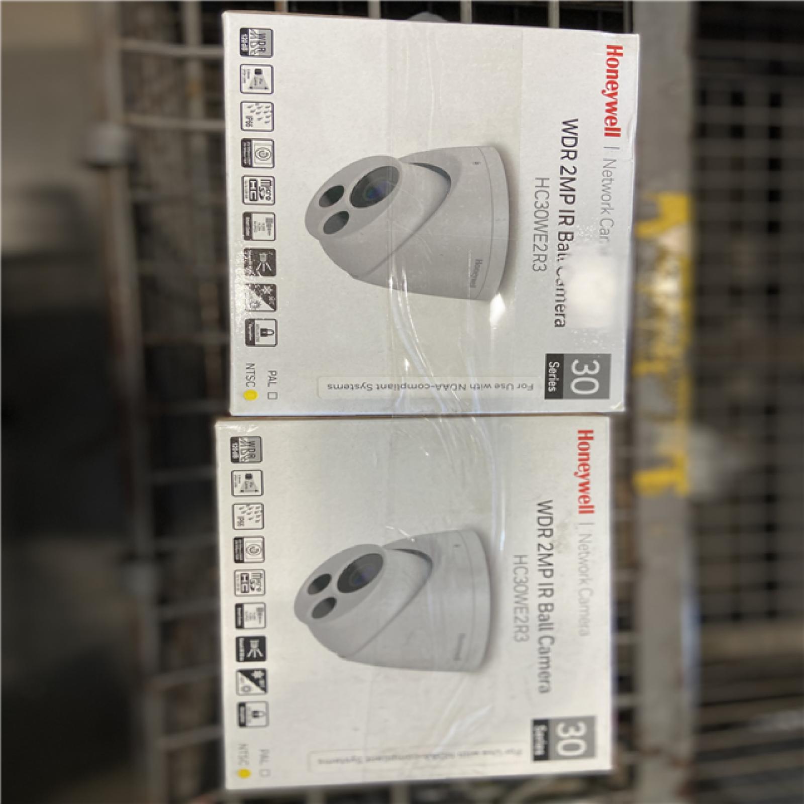 NEW! - Honeywell HC30WE2R3 2MP Network Ball Camera, TDN, WDR, 2.8 mm F2.0, (2 UNITS)
