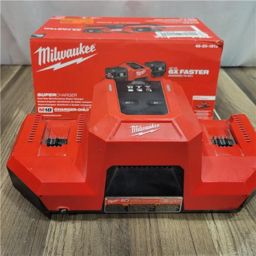 AS-IS Milwaukee 48-59-1815 M18 18V Dual Bay Simultaneous Super Charger