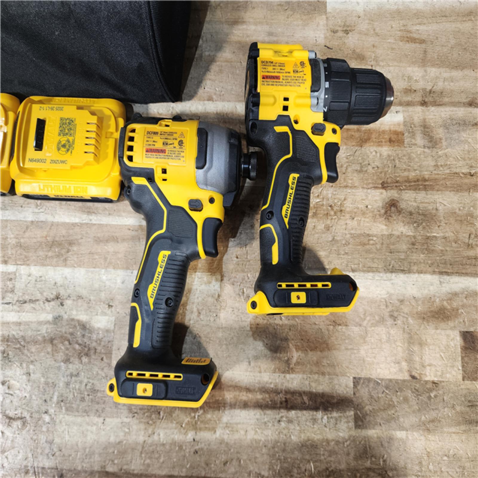 HOUSTON LOCATION - AS - IS DEWALT ATOMIC 20-Volt MAX Lithium-Ion Cordless Combo Kit