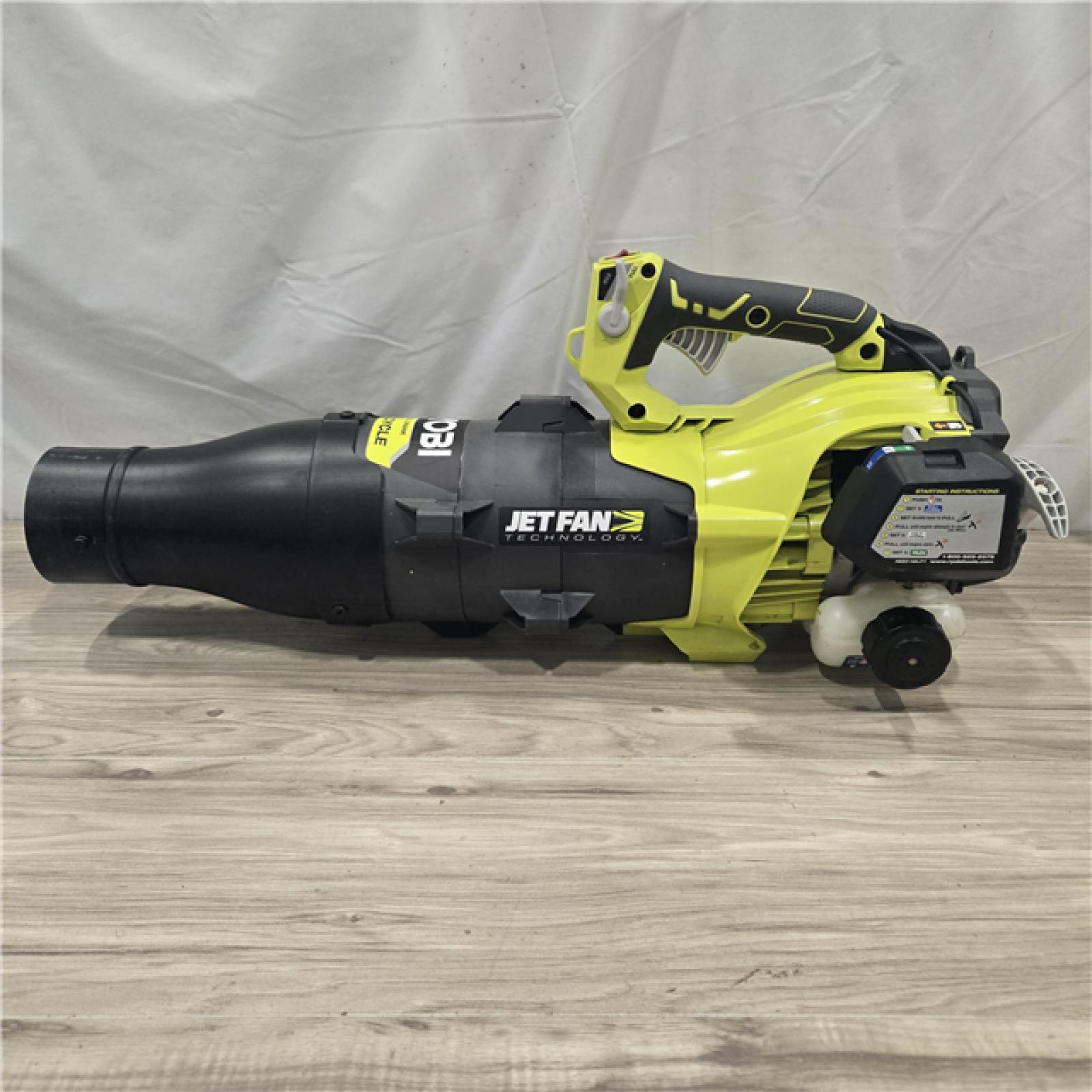 AS-IS RYOBI 160 MPH 520 CFM 25cc Gas Jet Fan Blower (Tool-Only)