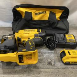 AS-IS DEWALT 20V MAX Lithium-Ion 15-Degree Electric Cordless Roofing Nailer Kit