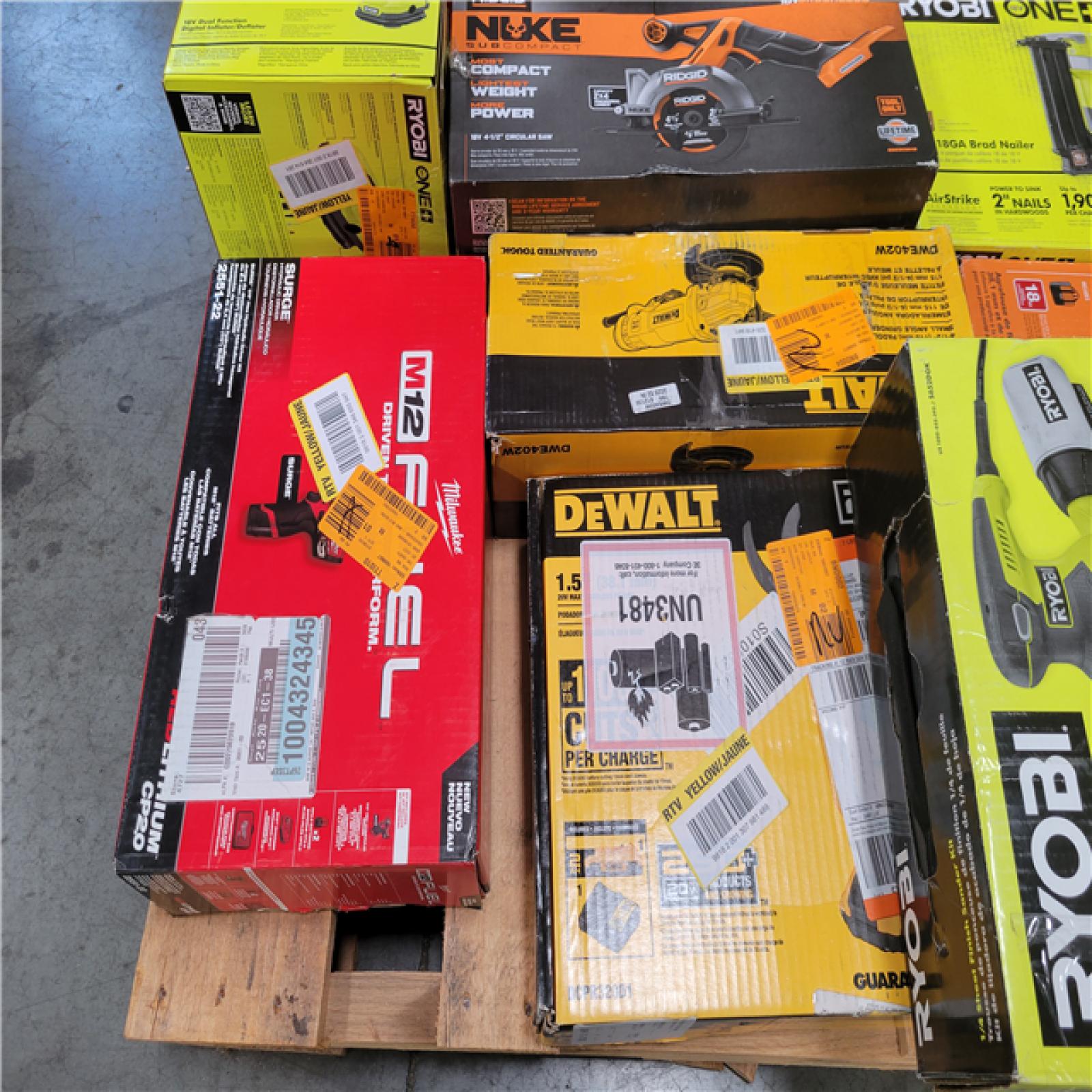 CALIFORNIA AS-IS TOOL PALLET