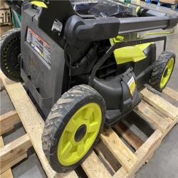 Dallas Location - As-Is RYOBI 80V HP Brushless Battery Cordless Electric 30 in Lawn Mower with Battery and Charger