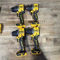 HOUSTON LOCATION - AS-IS DEWALT 4 TOOL COMBO KIT W/ (2) BATTERY & CHARGER