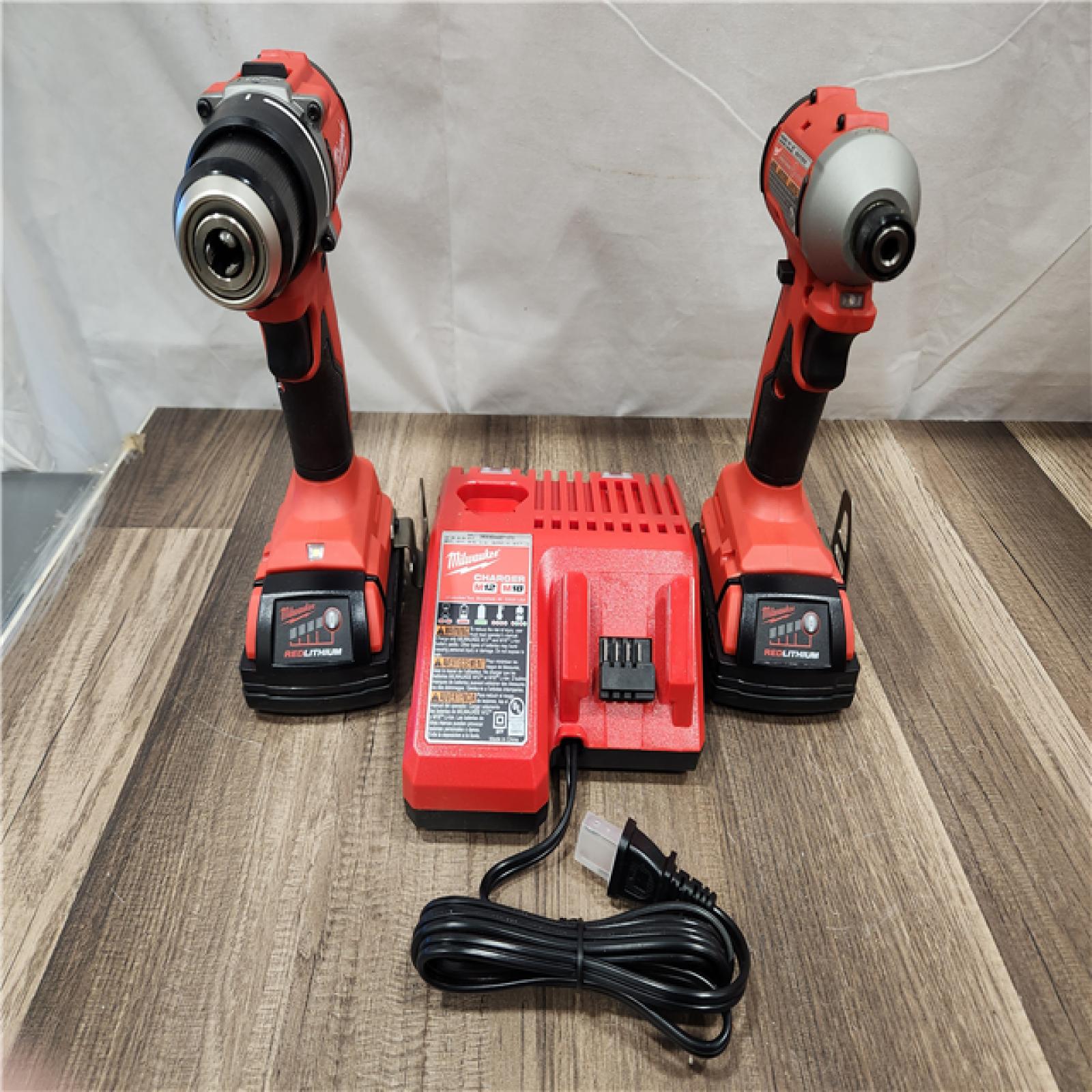 AS-IS- Milwaukee M18 Compact Brushless 2-Tool Combo Kit