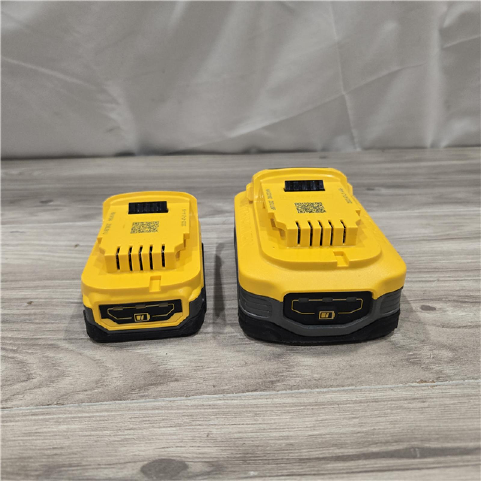 AS-IS Dewalt DCBP315-2C 20V MAX POWERSTACK Lithium-Ion Batteries and Charger Starter Kit
