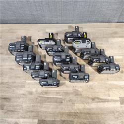 HOUSTON LOCATION - AS-IS RYOBI BATTERY PACK QTY - 15