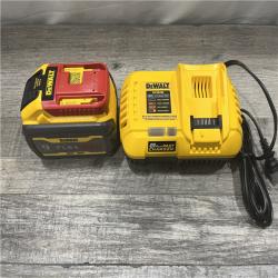 AS-IS DEWALT 20V/60V MAX FLEXVOLT Lithium-Ion 9.0Ah Battery and Charger Starter Kit