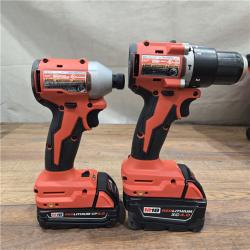 GOOD- Milwaukee M18 18-Volt Lithium-Ion Brushless Cordless Combo Kit (4-Tool) with 2-Batteries, 1-Charger and Tool Bag