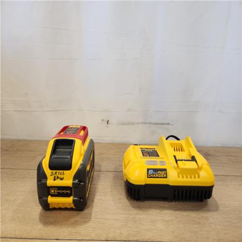 AS-IS- DEWALT 20V/60V MAX FLEXVOLT Lithium-Ion 9.0Ah Battery and Charger Starter Kit