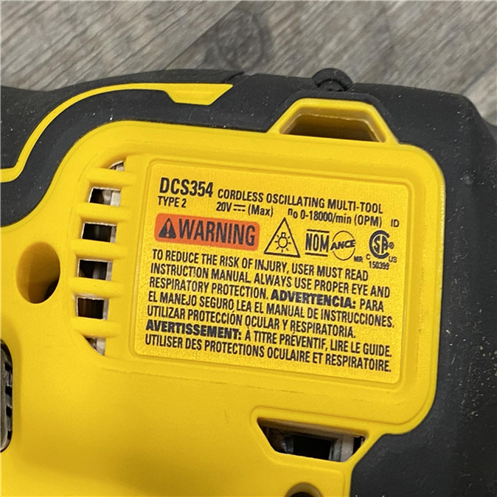AS-IS DEWALT ATOMIC 20V MAX Cordless Brushless Oscillating Multi Tool (Tool Only)