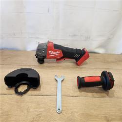 AS-IS- Milwaukee  FUEL 18V Lithium-Ion Brushless Cordless 4-1/2 in./5 in. Grinder w/Paddle Switch (Tool-Only)