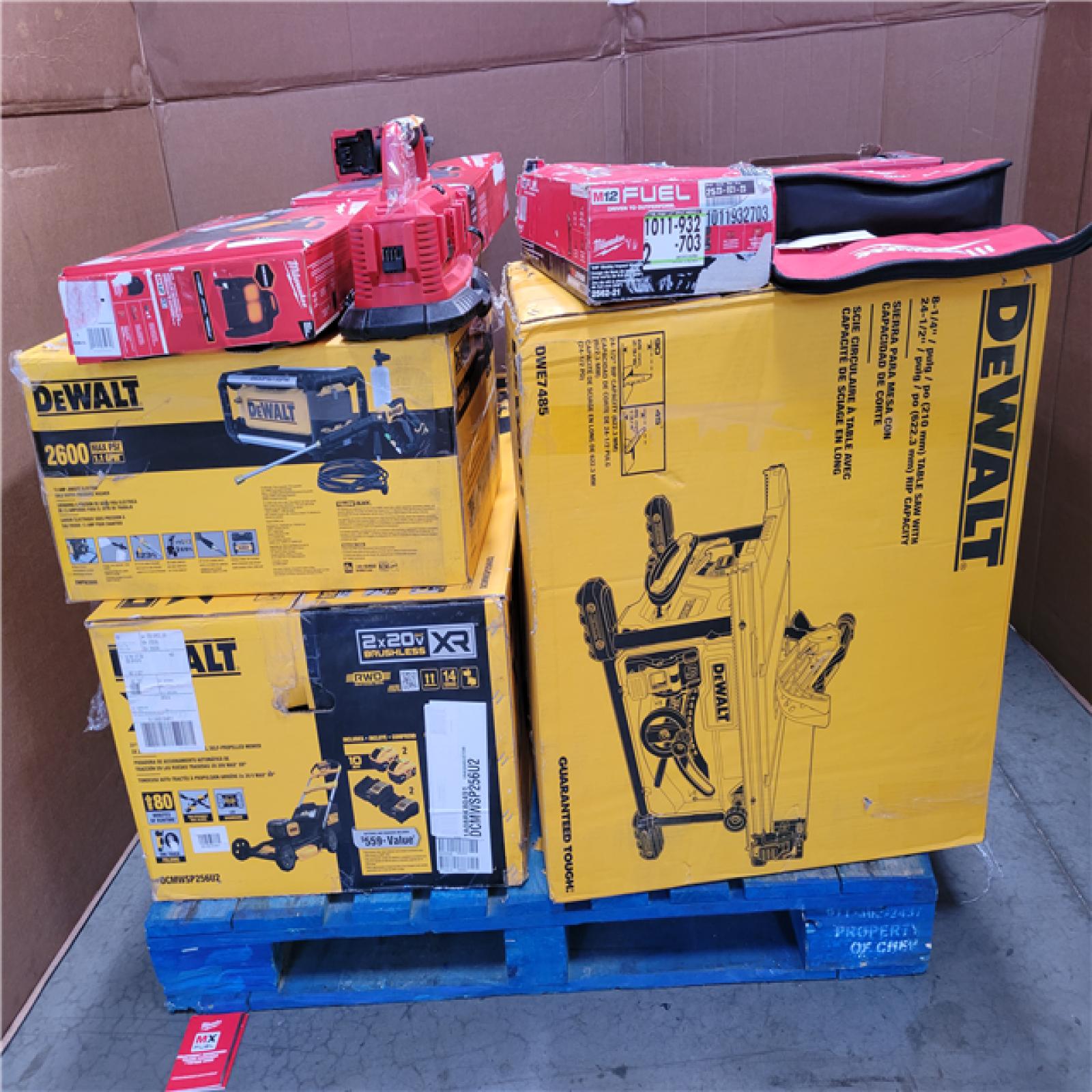 CALIFORNIA AS-IS TOOL PALLET