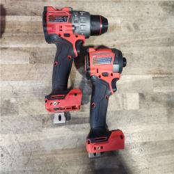 HOUSTON LOCATION - AS-IS (APPEARS LIKE NEW) MILWAUKEE FUEL 18V Lithium-Ion Brushless Cordless Hammer Drill and Impact Driver Combo Kit