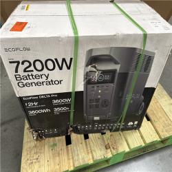 California AS-IS Ecoflow 7200W Battery Generator w/Solar Panel (Damaged Boxes)