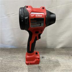AS-IS Milwaukee 18V Lithium-Ion 570 MPH Brushless Cordless Precision Blower with Variable Speed Trigger and Trigger Lock