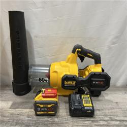 AS-IS DEWALT FLEXVOLT 60V MAX 125 MPH 600 CFM Brushless Cordless Battery Powered Blower Kit