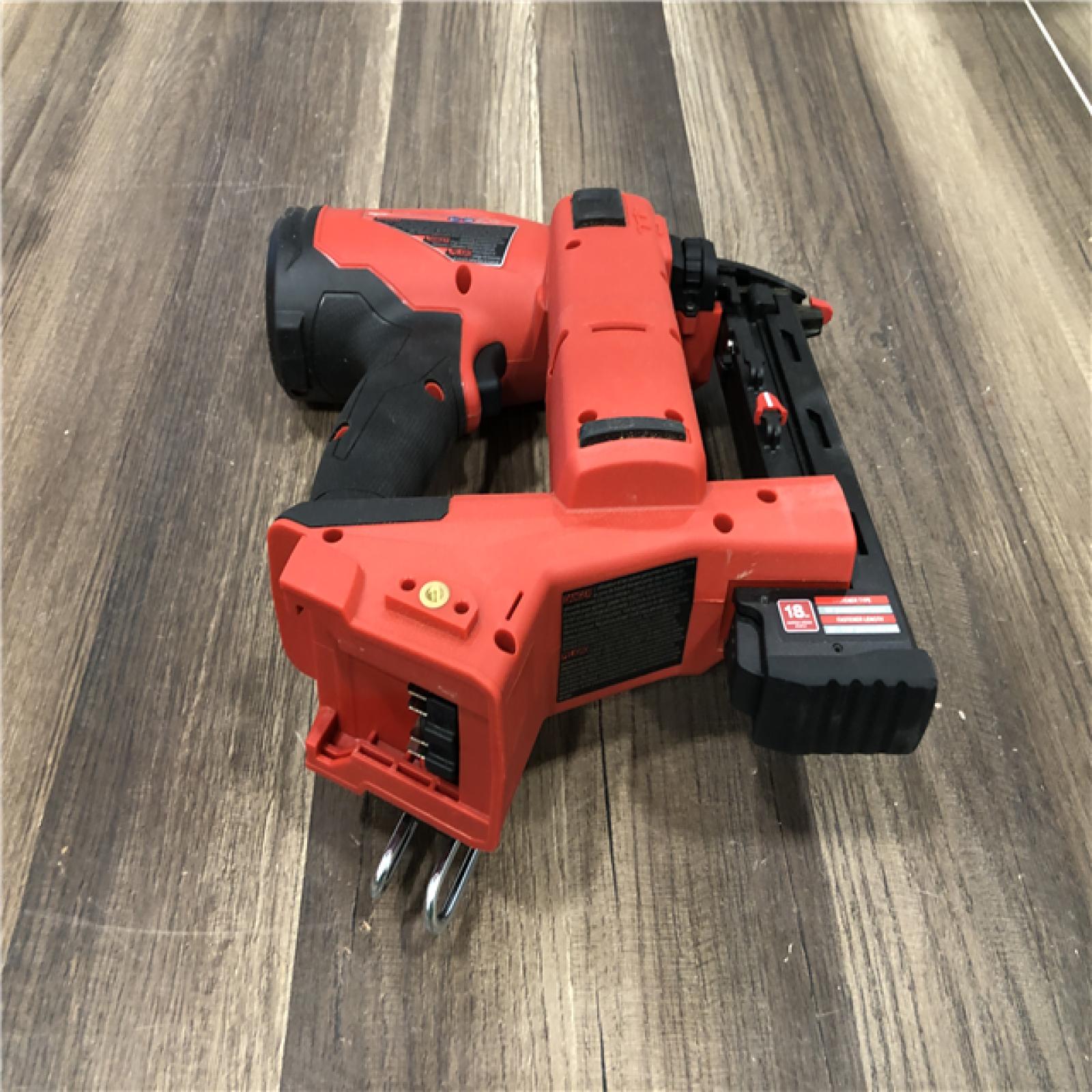 AS-IS Milwaukee FUEL 18-Volt Lithium-Ion Brushless Cordless 18-Gauge 1/4 in. Narrow Crown Stapler (Tool-Only)