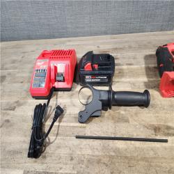 HOUSTON LOCATION - AS-IS Milwaukee M18 FUEL 18V Lithium-Ion Brushless Cordless 1 in. SDS-Plus Rotary Hammer W/ BATTERY & CHARGER