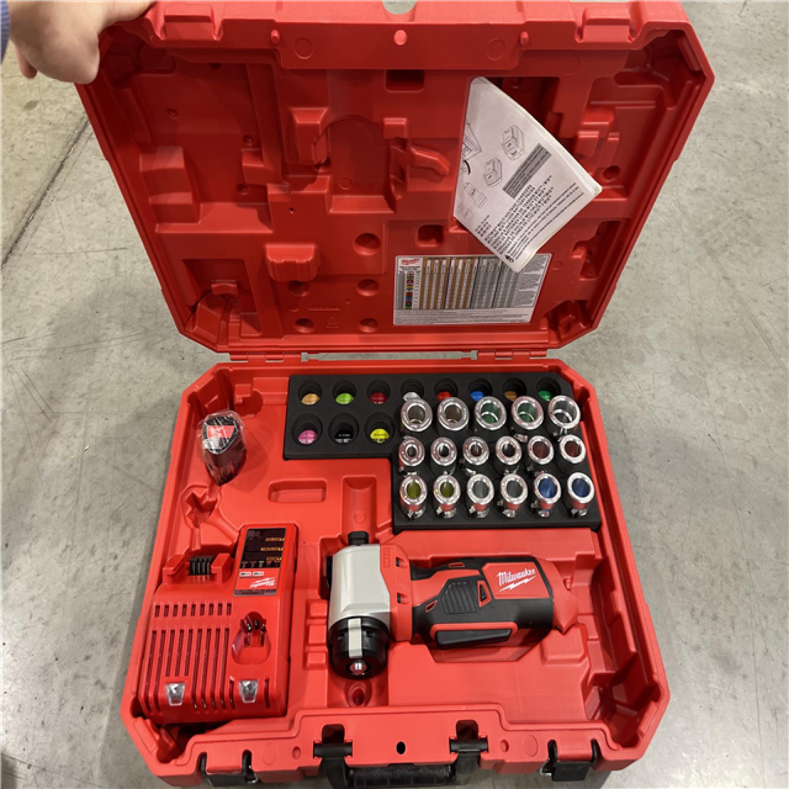 LIKE NEW!- Milwaukee M12 12V Lithium-Ion Cordless Cable Stripper Kit for Cu THHN/XHHW Wire