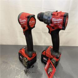 AS-IS - Milwaukee M18 FUEL 18V Lithium-Ion Brushless Cordless Hammer Drill and Impact Driver Combo Kit