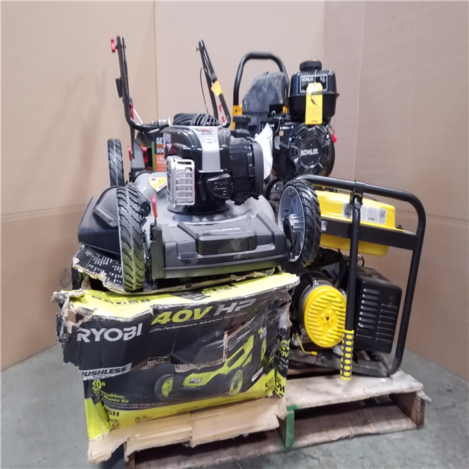 CALIFORNIA AS-IS OUTDOOR POWER EQUIPMENT
