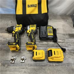 AS-IS DEWALT 20V XR Lithium-Ion Cordless 2-Tool Combo Kit