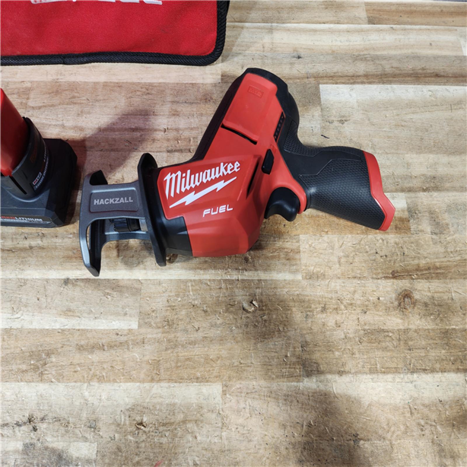 HOUSTON LOCATION - AS - IS Milwaukee FUEL 12V Lithium-Ion Brushless Cordless HACKZALL Reciprocating Saw COMBO KIT