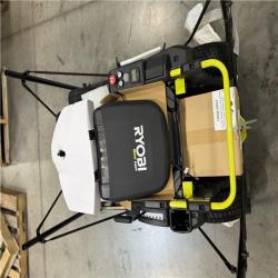 DALLAS LOCATION -  RYOBI R1 80V HP Brushless Lithium Battery Cordless Electric 30 in. Riding Lawn Mower with 14 Ah Battery and Charger