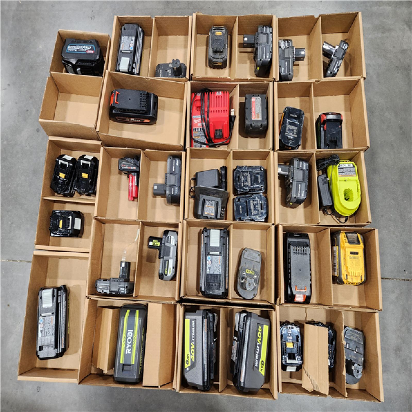 DALLAS LOCATION AS-IS BATTERY PALLET
