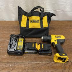 AS-IS 20V MAX Cordless 1/2 in. Drill/Driver, (2) 20V 1.3Ah Batteries, Charger and Bag