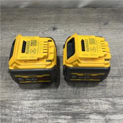 AS-IS DEWALT FLEXVOLT 20V/60V MAX Lithium-Ion 6.0Ah Battery Pack (2 Pack)